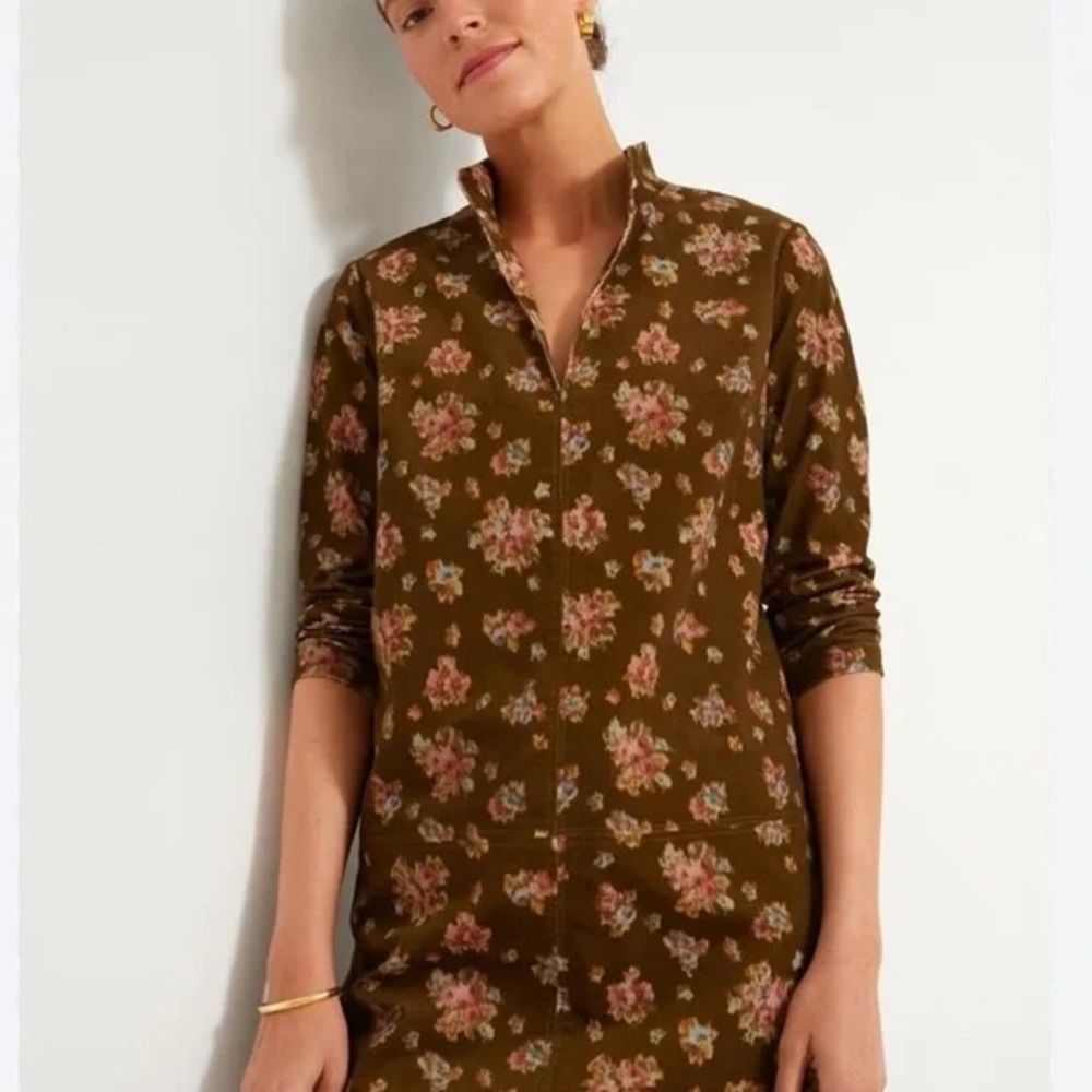 Tuckernuck Hazel Bouquet Corduroy Clifton Short Dress L Prairie Boho